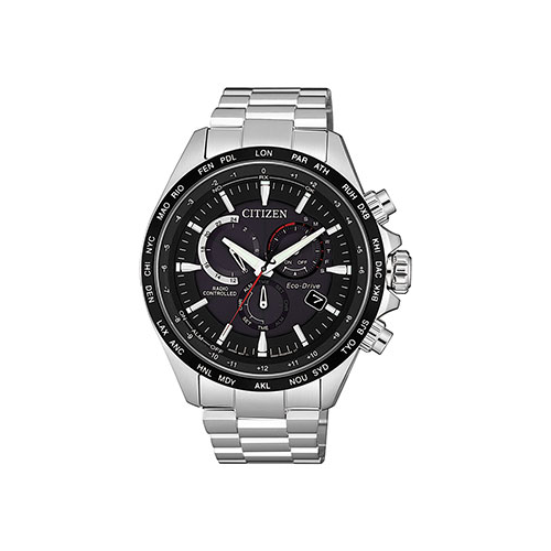 Японские наручные мужские часы Citizen CB5838-85E. Коллекция Radio Controlled