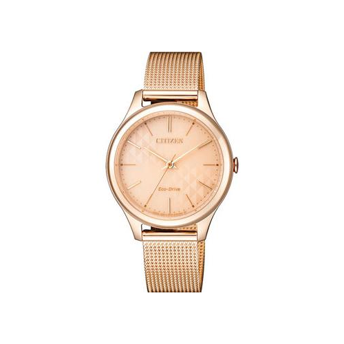 Японские наручные женские часы Citizen EM0503-83X. Коллекция Eco-Drive