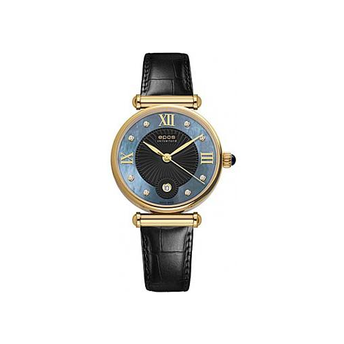 Швейцарские наручные женские часы Epos 8000.700.22.85.15. Коллекция Quartz