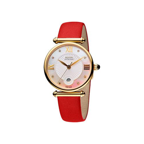 Швейцарские наручные женские часы Epos 8000.700.22.88.88. Коллекция Quartz