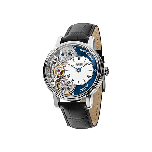 Швейцарские наручные мужские часы Epos 3435.313.20.26.25. Коллекция Oeuvre D Art