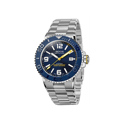 Швейцарские наручные мужские часы Epos 3441.131.96.56.30. Коллекция Sportive Diver
