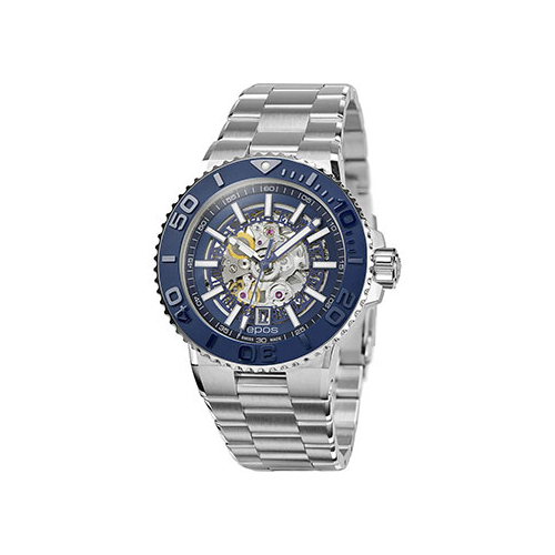 Швейцарские наручные мужские часы Epos 3441.135.26.16.30. Коллекция Sportive Diver