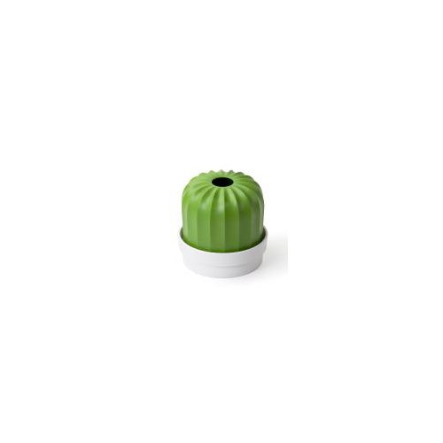 Qualy Держатель для салфеток cactiss, белый с зеленым арт. QL10276-WH-GN