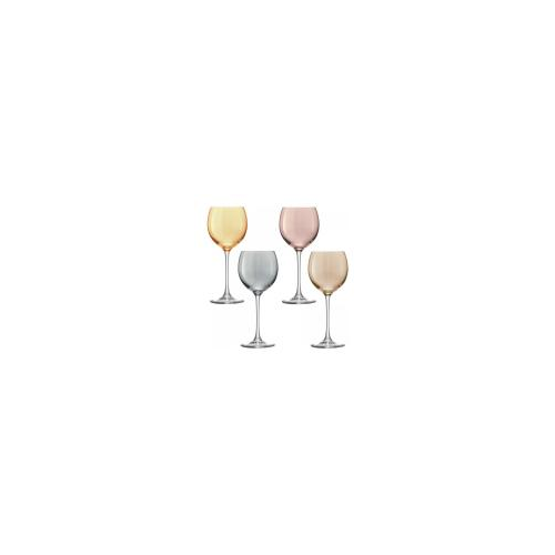 LSA International Набор из 4 бокалов для вина polka 400 мл металлик арт. G932-14-960