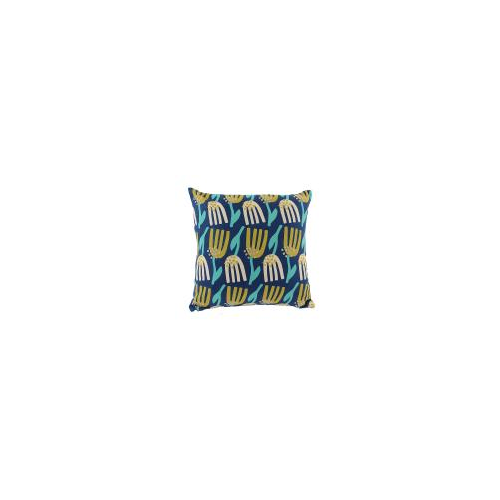 Tkano Чехол для подушки темно-синего цвета с графичным принтом lazy flower арт. TK18-CC0003