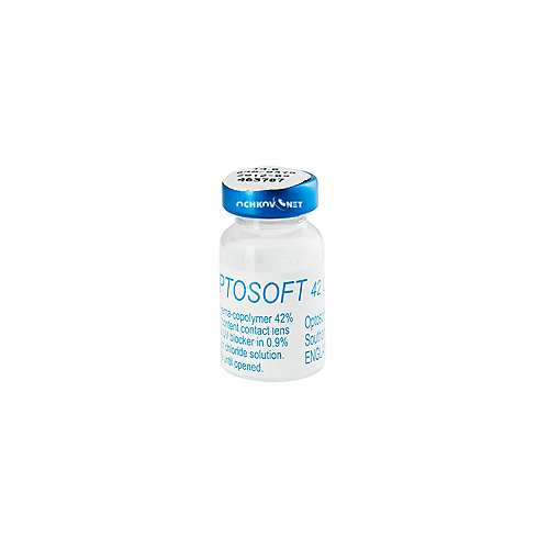 OPTOSOFT Контактные линзы Optosoft 42 UV (Sauflon UV 42) 1 линза в упаковке