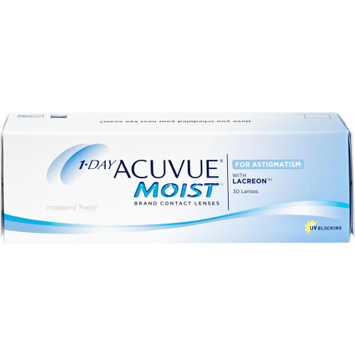 Johnson & Johnson Контактные линзы 1-Day Acuvue Moist for Astigmatism 30 линз