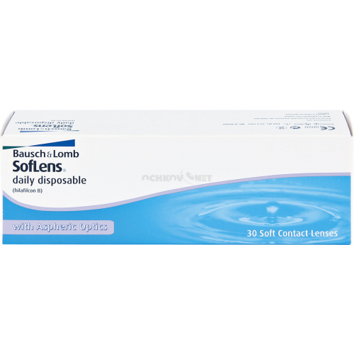 Bausch + Lomb Контактные линзы Soflens Daily Disposable 30 линз (упаковка)