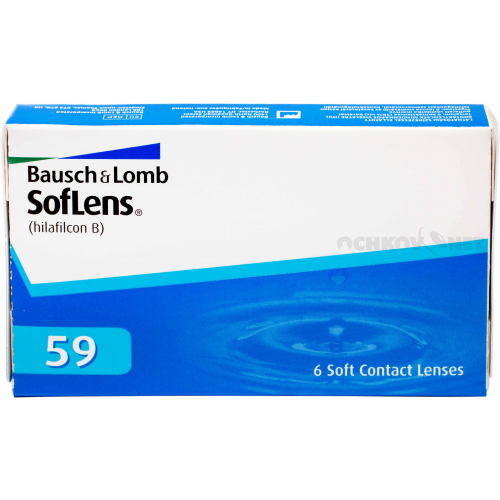 Bausch + Lomb Контактные линзы SofLens Comfort (SofLens 59) 6 линз (1 упаковка)
