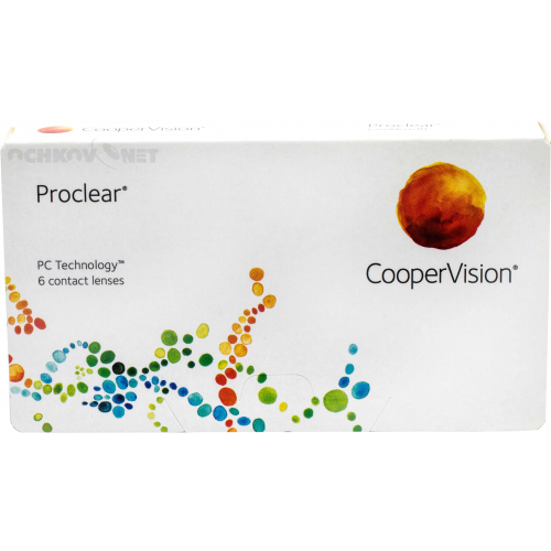 Контактные линзы Proclear (CooperVision) 6 линз (1 упаковка)