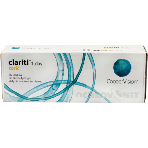 CooperVision Контактные линзы Clariti 1 day toric 30 блистеров