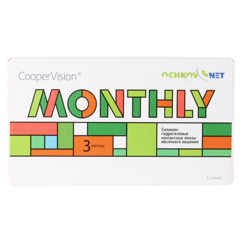 Контактные линзы Ochkov.Net Monthly (Biofinity) 3 линзы