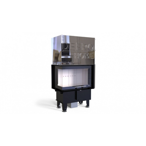 Топка Defro Home Intra SM MINI G, угловая, 10 кВт, 699/478/443мм, гильотина