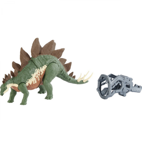 Интерактивная игрушка Mattel Jurassic World GWD62 Фигурка Мир Юрского Периода Стегозавр зеленый (Мегаразрушители)