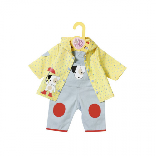 Одежда для куклы Zapf Creation 870-525 Комбинезон и курточка от дождя, 39-46 см (в ассортименте)