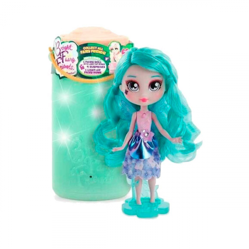 Кукла 1toy Bright Fairy Friends T20941 Фея-подружка "Ариэль" с домом-фонариком (свет. крылья, 5 аксесс-в)