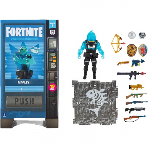 Игровые наборы и фигурки для детей Fortnite FNT0637 Фигурка Rippley с аксессуарами (торговый автомат)