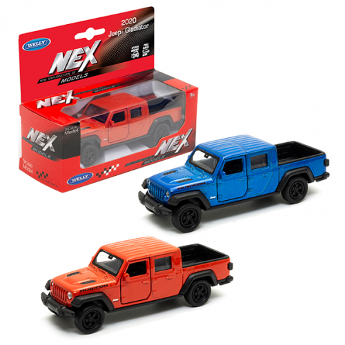 Игрушечные машинки и техника Welly 43788 Велли Модель машины 1:34-39 JEEP GLADIATOR