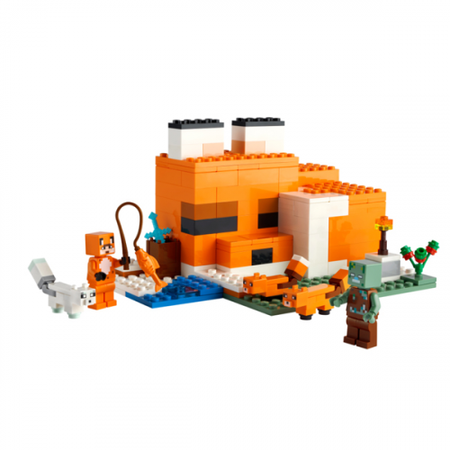 LEGO Minecraft 21178 Конструктор ЛЕГО Майнкрафт Лисья хижина