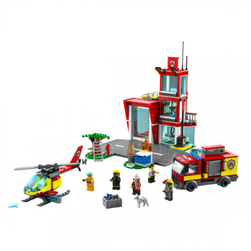 Конструкторы LEGO City 60320 Конструктор ЛЕГО Город Fire Пожарная часть