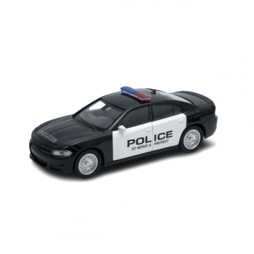 Игрушечные машинки и техника Welly 43742P Велли Модель машины 1:38 Dodge Charger Police
