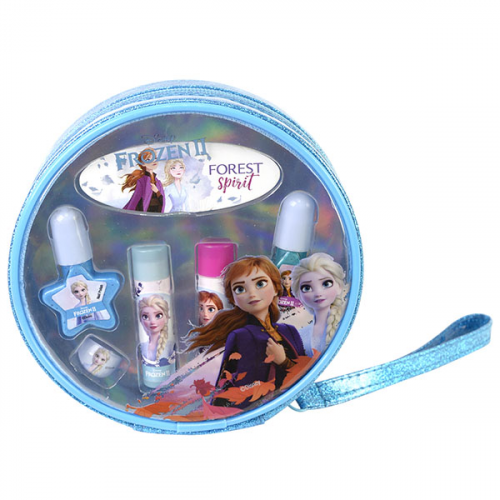 Косметика для девочек Markwins 1599007E Frozen Игровой набор детской декоративной косметики для губ и ногтей в косметичке