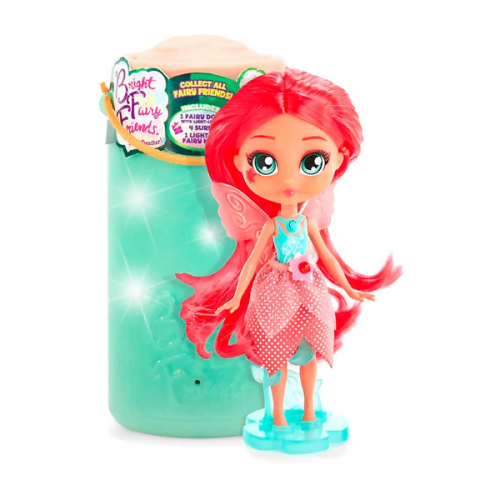 Кукла 1toy Bright Fairy Friends T20949 Фея-подружка "Софи" с домом-фонариком (свет. крылья, 5 аксесс-в)