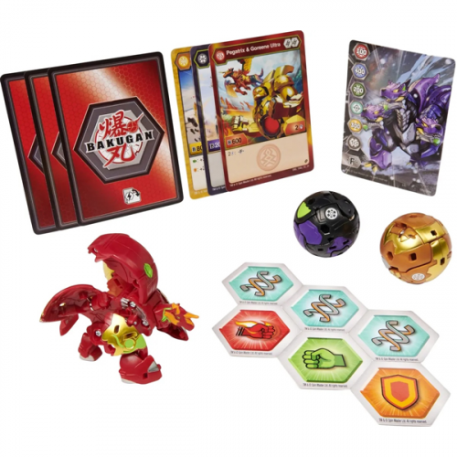 Игровой набор Bakugan 6059923 Бакуган Стартовый набор "Слияние фракций Пегатрикс х Горин", Сезон 2