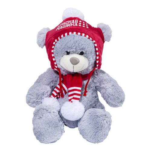 Мягкая игрушка SOFTOY B20066/26 Мишка в шапке 26 см