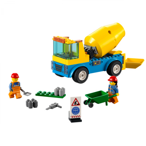 Конструкторы LEGO City 60325 Конструктор ЛЕГО Город City Great Vehicles Бетономешалка
