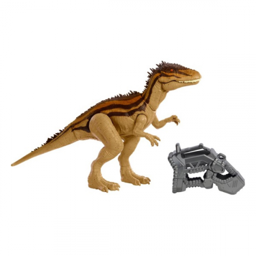 Интерактивная игрушка Mattel Jurassic World HBX39 Фигурка Мир Юрского Периода Кархародонтозавр бежевый (Мегаразрушители)