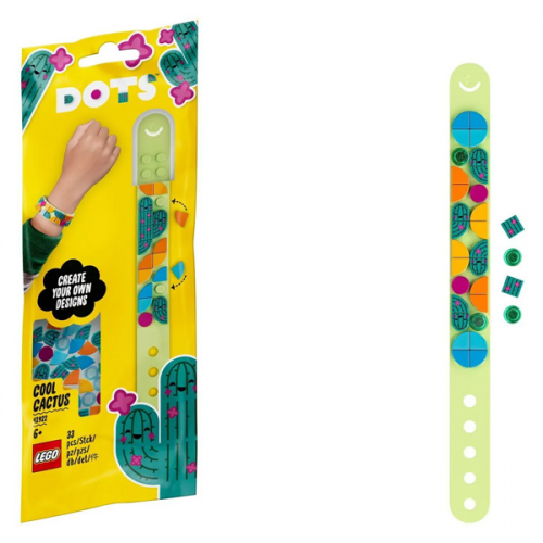 Конструкторы LEGO DOTs 41922 ЛЕГО Дотс Браслет Стильный кактус