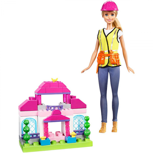 Кукла Mattel Barbie FCP76 Игровой набор "Строитель"