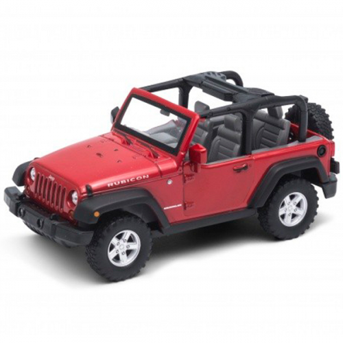 Игрушечные машинки и техника Welly 39885C Велли Модель машины 1:31 Jeep Wrangler Rubicon