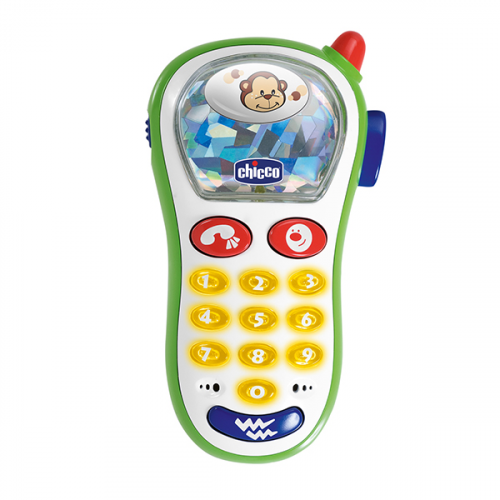 Развивающие игрушки для малышей CHICCO TOYS 60067A Игрушка телефон музыкальный с фото с 6 месяцев