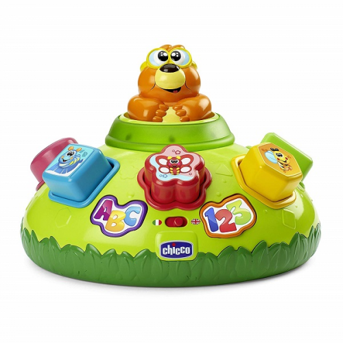 Развивающие игрушки для малышей CHICCO TOYS 7710 Говорящая игрушка "Крот" (рус/англ)