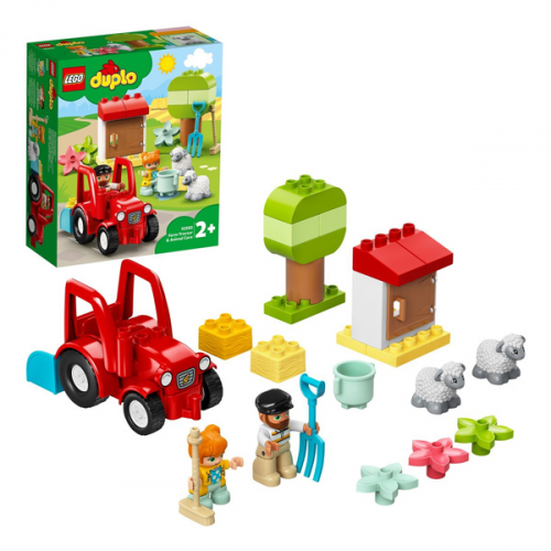 Конструкторы LEGO DUPLO 10950 Конструктор ЛЕГО ДУПЛО Фермерский трактор и животные