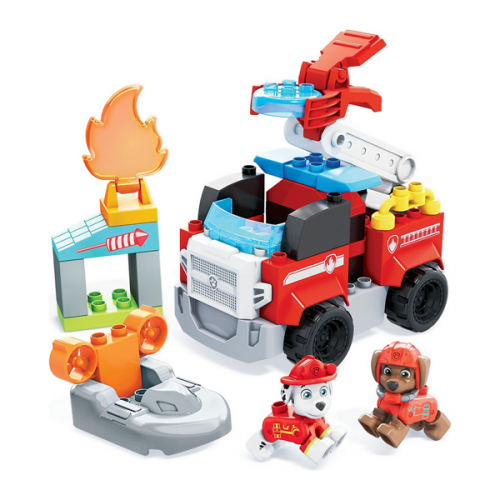 Конструктор Mattel Mega Bloks GYJ01 Мега Блокс Щенячий патруль "Маршал спешит на помощь"