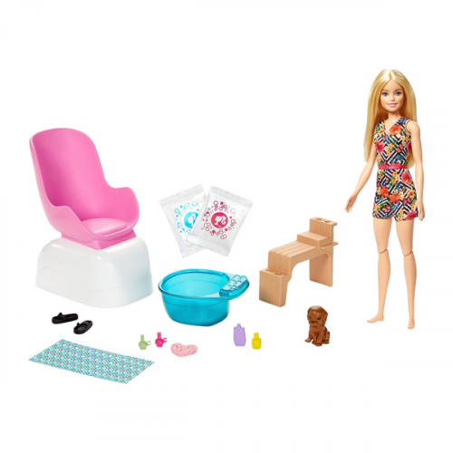 Mattel Barbie GHN07 Барби Игровой набор для маникюра/педикюра