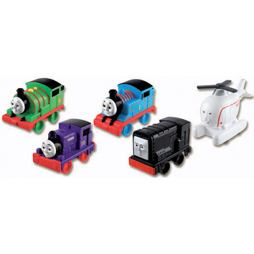 Наборы игрушечных железных дорог, локомотивы, вагоны Mattel Thomas & Friends W2190 Томас и друзья Веселые друзья-паровозики