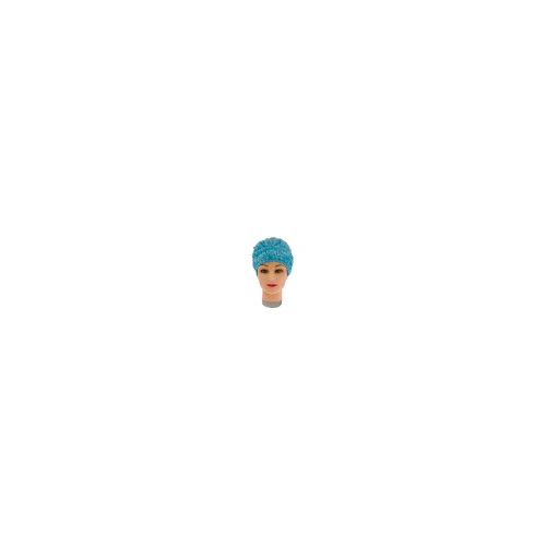 Sibel Шапочка для душа/химии утепленная голубая с эластичной лентой 5086433-03