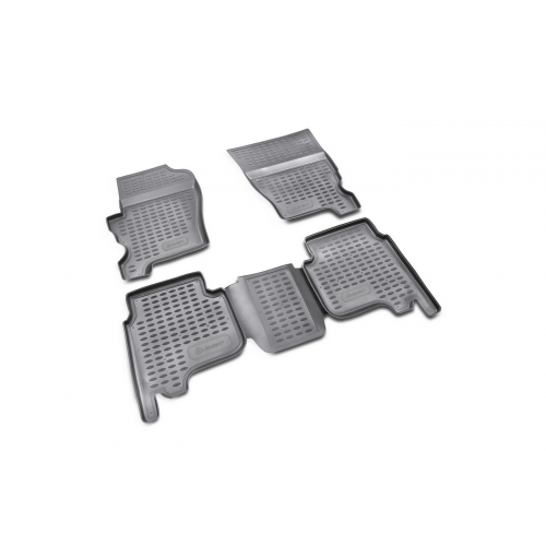 Коврики салона Element LAND ROVER Discovery 3 HSE полиуретановые черные 4 шт
