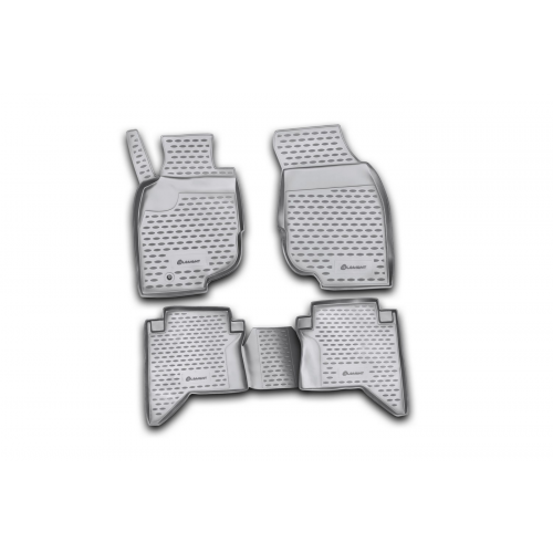 Коврики салона Element TOYOTA Hilux 2008> полиуретановые черные 4 шт