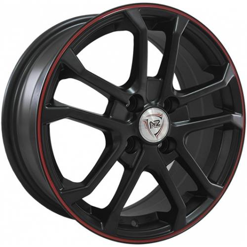 Литые диски NZ Wheels SH651 6.5x16/4x100 D54.1 ET52 Черный+красный