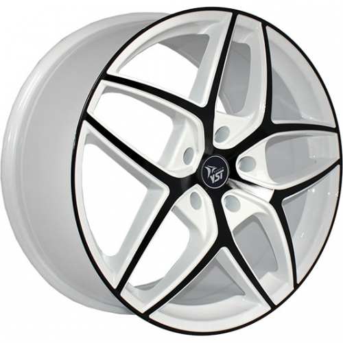 Литые диски YST X-19 7x18/5x114.3 D64.1 ET50 Белый+черный