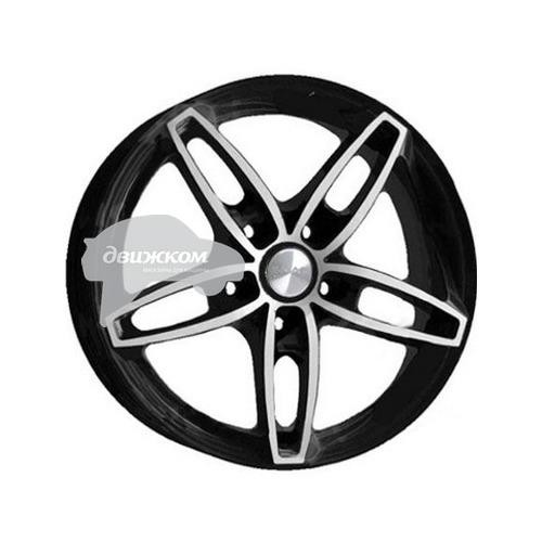 Литые диски Скад 7x17/5x112 ET43 D57,1 Турин Алмаз (АРС 014 black)