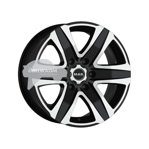 Литые диски MAK 8x17/5x127 ET35 D71,6 Stone 4x4 T Black mirror