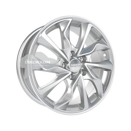 Литые диски Скад 7x17/5x114,3 D66,1 ET47 Marseille Серебристый