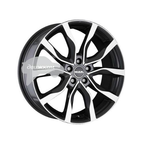 Литые диски MAK 8x19/5x120 D72,6 ET38 Highlands Черный+серебристый